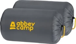 Abbey Camp Slaapzak Amsterdam - 2-pack - Dekenmodel - 210 X 85 Cm - Grijs -Kampeer Verkoop 1200x693 1