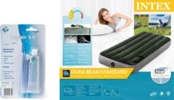 Intex Luchtbed - Downy - Formaat: Cot - B76 X L191 X H25 Cm - Ingebouwde Voetpomp- Met Reparatieset -Kampeer Verkoop 1200x693 4