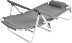 Bo-Camp Beach Chair - Monaco - Aluminium - Grijs -Kampeer Verkoop 1200x715 2