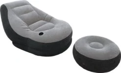 Intex Lounge Stoel - Ultra Lounge - Opblaasbaar - Grijs/zwart -Kampeer Verkoop 1200x727 4