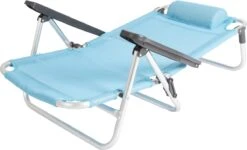 Bo-Camp Beach Chair - Monaco - Aluminium - Blauw -Kampeer Verkoop 1200x728 3