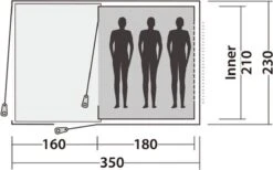 Easy Camp Tent Galaxy 300 3-persoons Rustiekgroen -Kampeer Verkoop 1200x746