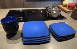 Camping Servies - 12 Delig – 100% Melamine Servies Set – Campingservies – Melamine Servies - Blue Ocean -Kampeer Verkoop 1200x766 1