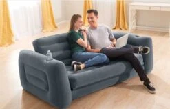 Intex Luxe Bankstel / Opblaasbare Slaapbank - 2-persoons - 203x224x66 Cm -Kampeer Verkoop 1200x767