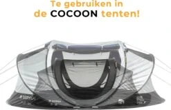 Deryan Luxe Pop-up Reisklamboe - Lichtgewicht 2 Persoons Klamboe – Geimpregneerd - Slaapcompartiment Voor Tent - Binnentent -Kampeer Verkoop 1200x779