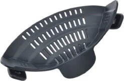 SensaHome- Siliconen Vergiet - Keuken Afgietdeksel - Afgiethulp - Siliconen - BPA Vrij - Grijs -Kampeer Verkoop 1200x782 6