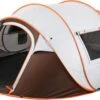 Fly Lab Luxe Pop Up Tent - Kampeer Tent - Grijs/Oranje - 4 Persoons -Kampeer Verkoop 1200x787 1