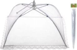 Merkloos Opvouwbaar Vliegennetje / Vliegenkapje 45 X 45 Cm - Hoogte 20 Cm -Kampeer Verkoop 1200x787 2