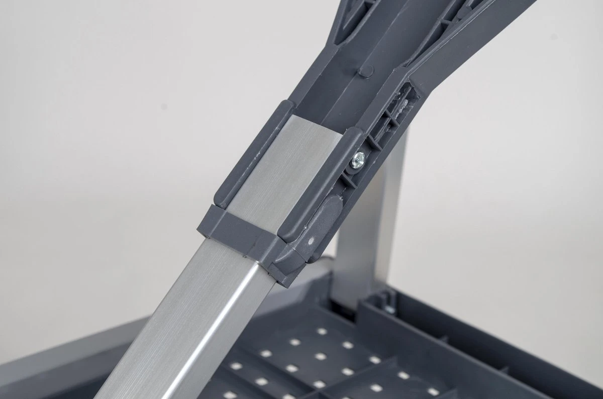 Bo-Camp Picknicktafel - Basic - Inklapbaar - Grijs 2 Bo-Camp Picknicktafel - Basic - Inklapbaar - Grijs - Image 2