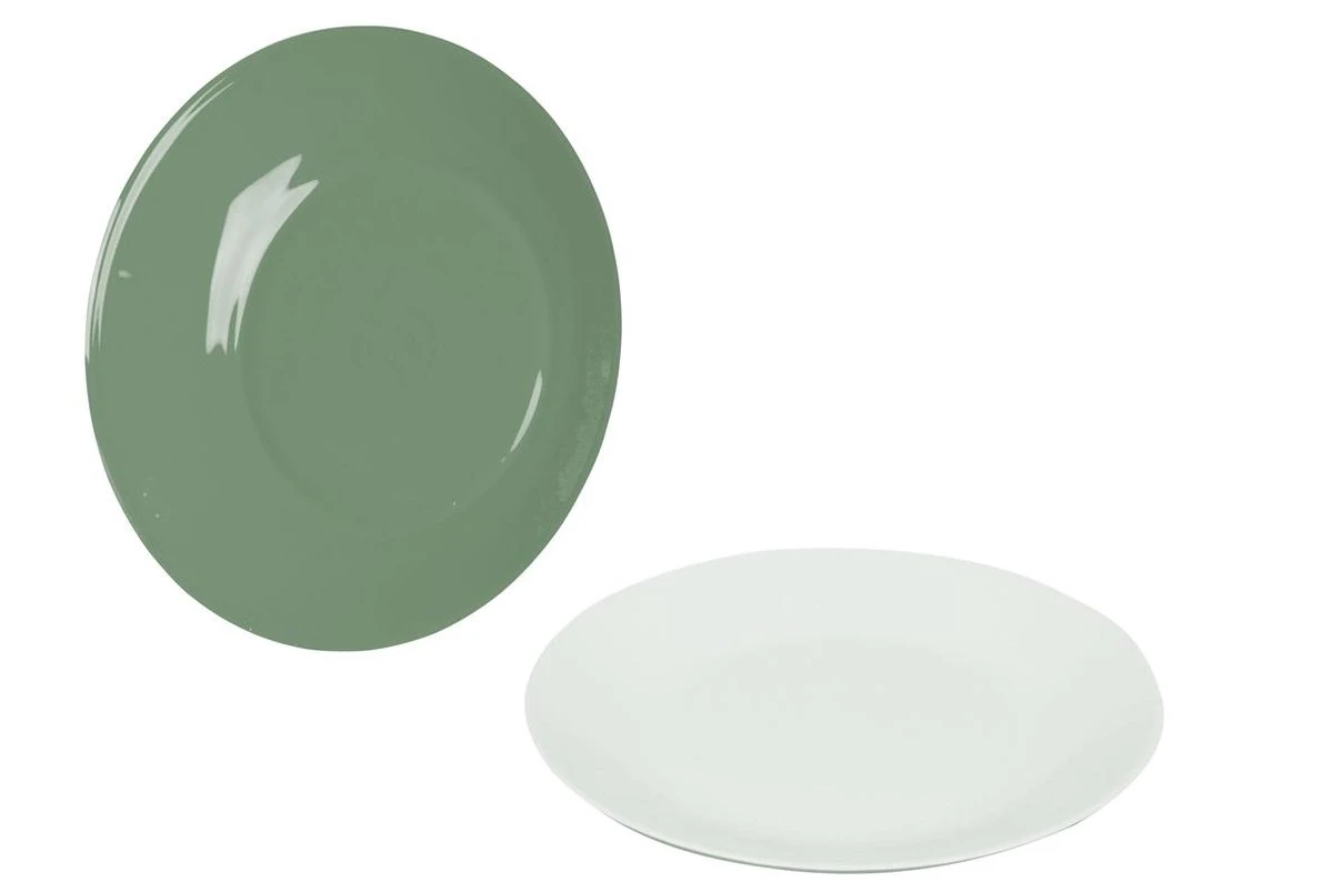 Bo-Camp Servies - Campingbord - 100% Melamine - 16-delig - Groen 4 Bo-Camp Servies - Campingbord - 100% Melamine - 16-delig - Groen - Image 4