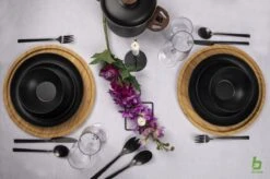 Bo-Camp Industrial - Servies - Orville - Campingbord - 16-delig - Mat Zwart -Kampeer Verkoop 1200x799 64