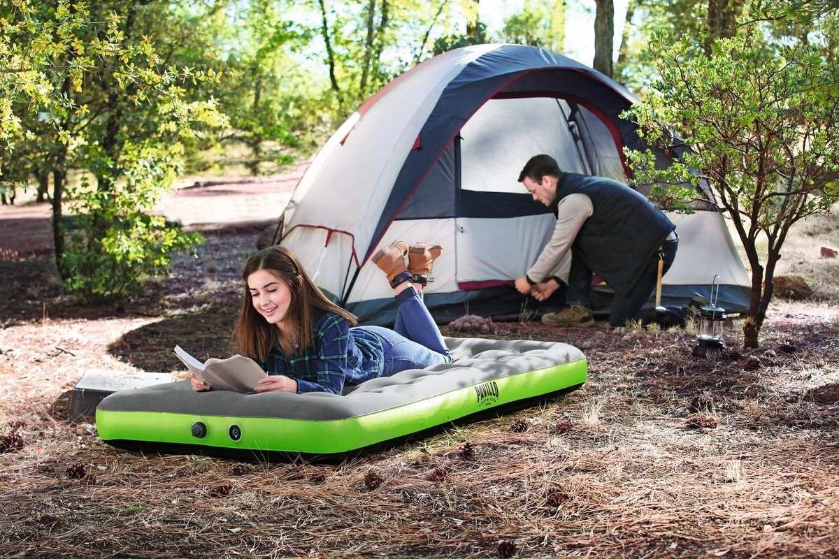 Bestway 1-Persoons Luchtbed Roll & Relax - 188 X 99 X 22 CM - Incl. 3-in-1 Reistas, Kussen En Handpomp - Binnen 50 Sec Opgeblazen - Binnen- En Buitengebruik 13 Bestway 1-Persoons Luchtbed Roll & Relax - 188 X 99 X 22 CM - Incl. 3-in-1 Reistas, Kussen En Handpomp - Binnen 50 Sec Opgeblazen - Binnen- En Buitengebruik - Image 13