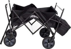 AREBOS Handwagen Vouwbare Dak Handwagen Vouwbare Trolley Uitrustingswagen Zwart -Kampeer Verkoop 1200x828 3