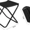 Mini Opvouwbaar Reis Stoeltje Compact Camping Krukje Zwart -Kampeer Verkoop 1200x865