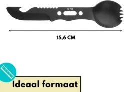 Lynnz® Spork 7 In 1 - Camping Bestek - Campingbestek - Campingservies - Reisbestek - Bestek To Go - Jachtmes - Rambomes -Kampeer Verkoop 1200x889