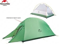 Cloud Up 1 Upgraded - Naturehike® - 1 Persoons Tent - Lichtgewicht Tent - Incl. Grondzeil - 210T 3000mm - Outdoor - Waterdicht - Hiking & Wandelen -Kampeer Verkoop 1200x897