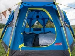 Coleman OctaGo Tent - Festival - 3-Persoons - Blauw/lime -Kampeer Verkoop 1200x900 10