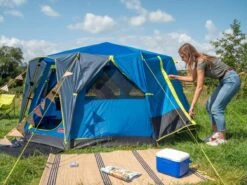 Coleman OctaGo Tent - Festival - 3-Persoons - Blauw/lime -Kampeer Verkoop 1200x900 9