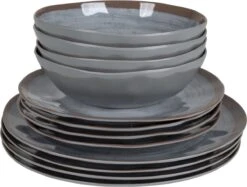 Bo-Camp Servies - Halo - 12-delig - Grijs -Kampeer Verkoop 1200x910 1