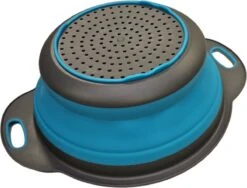 Merkloos Inklapbare Vergiet - Opvouwbaar - Groot - Blauw - Siliconen -Kampeer Verkoop 1200x912