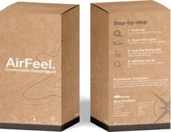 AirFeel Opblaasbaar Slaapmatje - Ingebouwde Pomp En Kussen - Lichtgewicht - 196 X 60 X 6cm - Gray -Kampeer Verkoop 1200x928