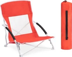 JEMIDI Lichtgewicht Inklapbare Draagbare Strandstoel - Opvouwbare Campingstoel Met Draagtas - Ademend En Comfortabel -Kampeer Verkoop 1200x943 3