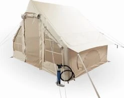 Opblaasbare Vier Persoons Tent Beige 300x200x210 Cm -Kampeer Verkoop 1200x946