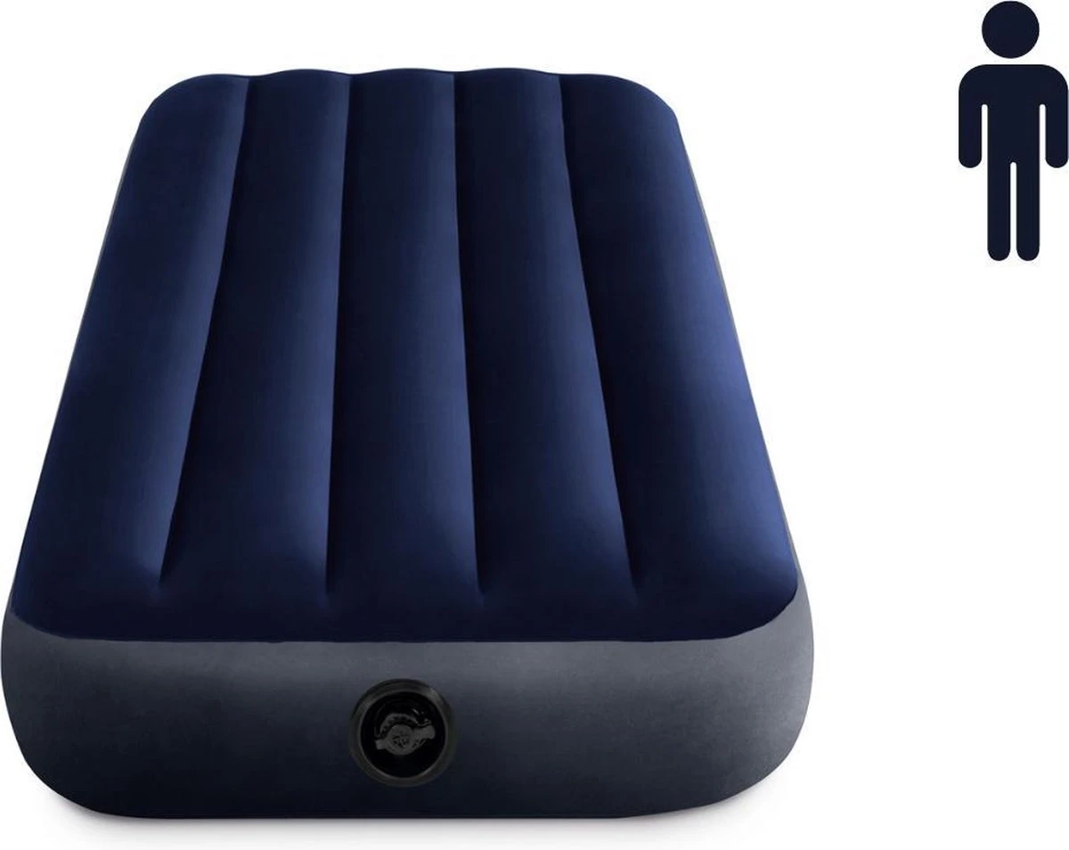 Intex Luchtbed - Classic Downy - Formaat: Cot - B76 X L191 X H25 Cm - 1 Pers. - Met Reparatieset 10 Intex Luchtbed - Classic Downy - Formaat: Cot - B76 X L191 X H25 Cm - 1 Pers. - Met Reparatieset - Image 10