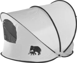 Deryan Luxe Pop Up Strandtent XXL - Anti-UV 50+ - Zilver -Kampeer Verkoop 1200x978 1