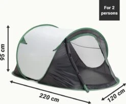 JEMIDI Tweepersoons Pop-up Tent - Opgooitent, Werptent Voor 2 Personen - Ideaal Als Festivaltent Of Kampeertent - Verschillende Kleuren -Kampeer Verkoop 1200x994 1