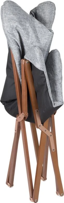 Bo-Camp - Urban Outdoor - Relaxstoel - Bloomsbury - L - Oxford Polyester - Grijs -Kampeer Verkoop 382x1200