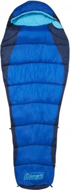 Coleman Fision 100 Mummy Slaapzak - 208 X 81 Cm - Blauw -Kampeer Verkoop 453x1200