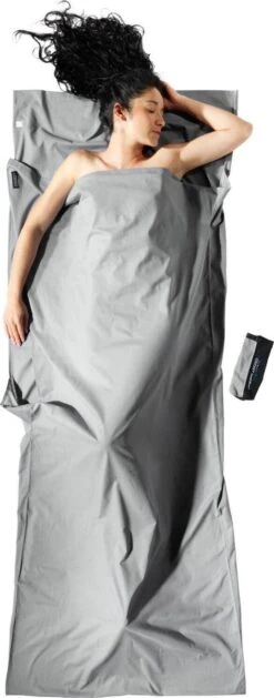Cocoon Travelsheet InsectShield 100% Katoen - Safari Grey 5 Cocoon Travelsheet InsectShield 100% Katoen - Safari Grey -Kampeer Verkoop 471x1200 2