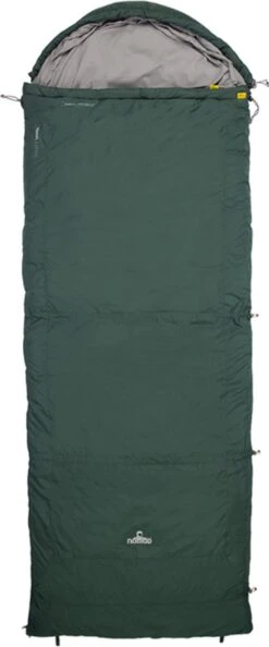 NOMAD® Triple-S Premium Plus Slaapzak (Links) | 220x80cm Groen | Lichtgewicht & Kwalitatief | Slaapzak | Incl Hoes -Kampeer Verkoop 499x1200