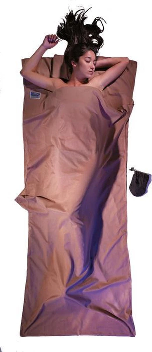 Cocoon TravelSheet - Lakenzak - Egyptisch Katoen - Khaki 2 Cocoon TravelSheet - Lakenzak - Egyptisch Katoen - Khaki - Image 2