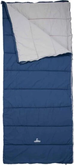 NOMAD® Brisbane XL Slaapzak | 220x90cm Blauw | Lichtgewicht & Kwalitatief | Dekenmodel Slaapzak | Incl Hoes -Kampeer Verkoop 539x1200