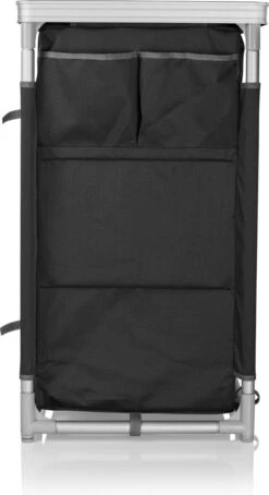 Campart Campingkeuken KI-0734 - Campingkast Groot - 4 Verstelbare Poten - Opvouwbaar En Lichtgewicht - Inclusief Opbergtas - Grijs -Kampeer Verkoop 653x1200 1