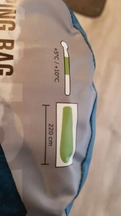 Max Ranger - XL Mummieslaapzak Blauw 220 X 80 Cm - Extra Grote Mummieslaapzak - XL Mummie Slaapzak Blauw -Kampeer Verkoop 674x1200