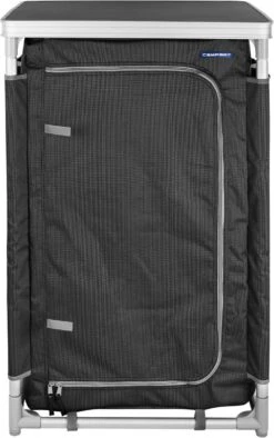 Campart Campingkast CU-0719 – Opvouwbaar En Verstelbaar - 4 Verstelbare Poten - 3 Lagen - Aluminium Frame - Grijs -Kampeer Verkoop 753x1200 1