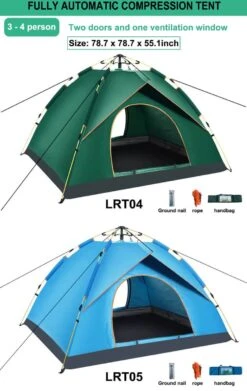 Fish Life Waterdichte Tent - Lichtgewicht Tent - Tent Voor 2-4 Personen - 200*200*140 Cm - Outdoor Camping Tent - Licht Blauw 9 Fish Life Waterdichte Tent - Lichtgewicht Tent - Tent Voor 2-4 Personen - 200*200*140 Cm - Outdoor Camping Tent - Licht Blauw -Kampeer Verkoop 758x1200 1