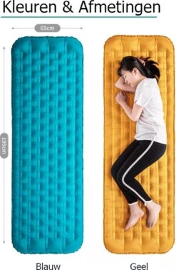 Naturehike® 3D Luchtmatras Premium - Comfortabel R-waarde 2.0 - Extra Dikke Slaapmat - Luchtbed Kamperen - Opblaasbaar Matras - Lichtgewicht - Outdoor - Camping -Kampeer Verkoop 780x1200 2