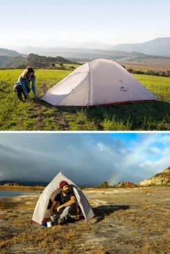 Cloud Up 3 Upgraded - Naturehike® - Tent 3 Persoons - Lichtgewicht Tent - Incl. Grondzeil - 20D 4000MM - Outdoor Kampeertent - Waterdicht - Hiking & Wandelen -Kampeer Verkoop 804x1200 1