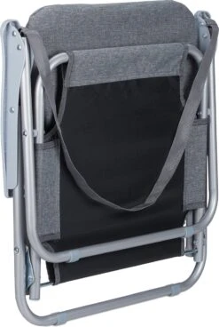 Relaxdays Strandstoel Opvouwbaar - Set Van 2 - Lage Campingstoel - Kampeerstoel Leuning - Grijs -Kampeer Verkoop 805x1200