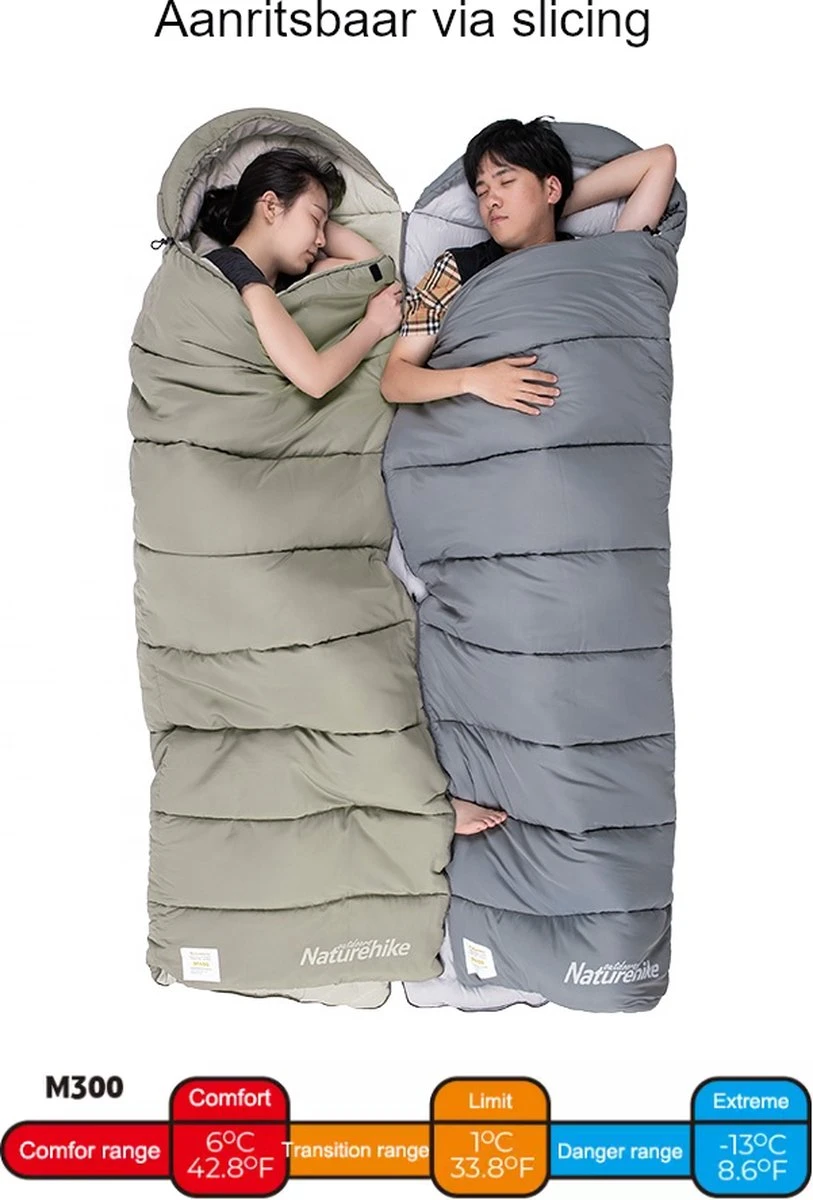Naturehike® Slaapzak Katoen - 6 Tot 1 Graden - Slaapzakken Volwassenen - 220*80cm - 4 Seizoenen Slaapzak Lente, Zomer, Herfst & Winter - Lichtgewicht & Waterdicht 6 Naturehike® Slaapzak Katoen - 6 Tot 1 Graden - Slaapzakken Volwassenen - 220*80cm - 4 Seizoenen Slaapzak Lente, Zomer, Herfst & Winter - Lichtgewicht & Waterdicht - Image 6