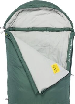 NOMAD® Triple-S Premium Plus Slaapzak (Links) | 220x80cm Groen | Lichtgewicht & Kwalitatief | Slaapzak | Incl Hoes -Kampeer Verkoop 869x1200