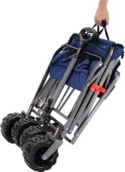 AREBOS Handkar | Transportwagen | Apparatuurwagen | Opvouwbaar | Blauw -Kampeer Verkoop 873x1200 1