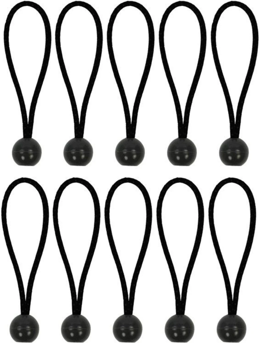 ProPlus 365644 Tentspannerset Zeltspanner-Set 10 Stück - Elastisch 15cm Mit Kunststoffball 10 Stuk(s) 1 ProPlus 365644 Tentspannerset Zeltspanner-Set 10 Stück - Elastisch 15cm Mit Kunststoffball 10 Stuk(s)