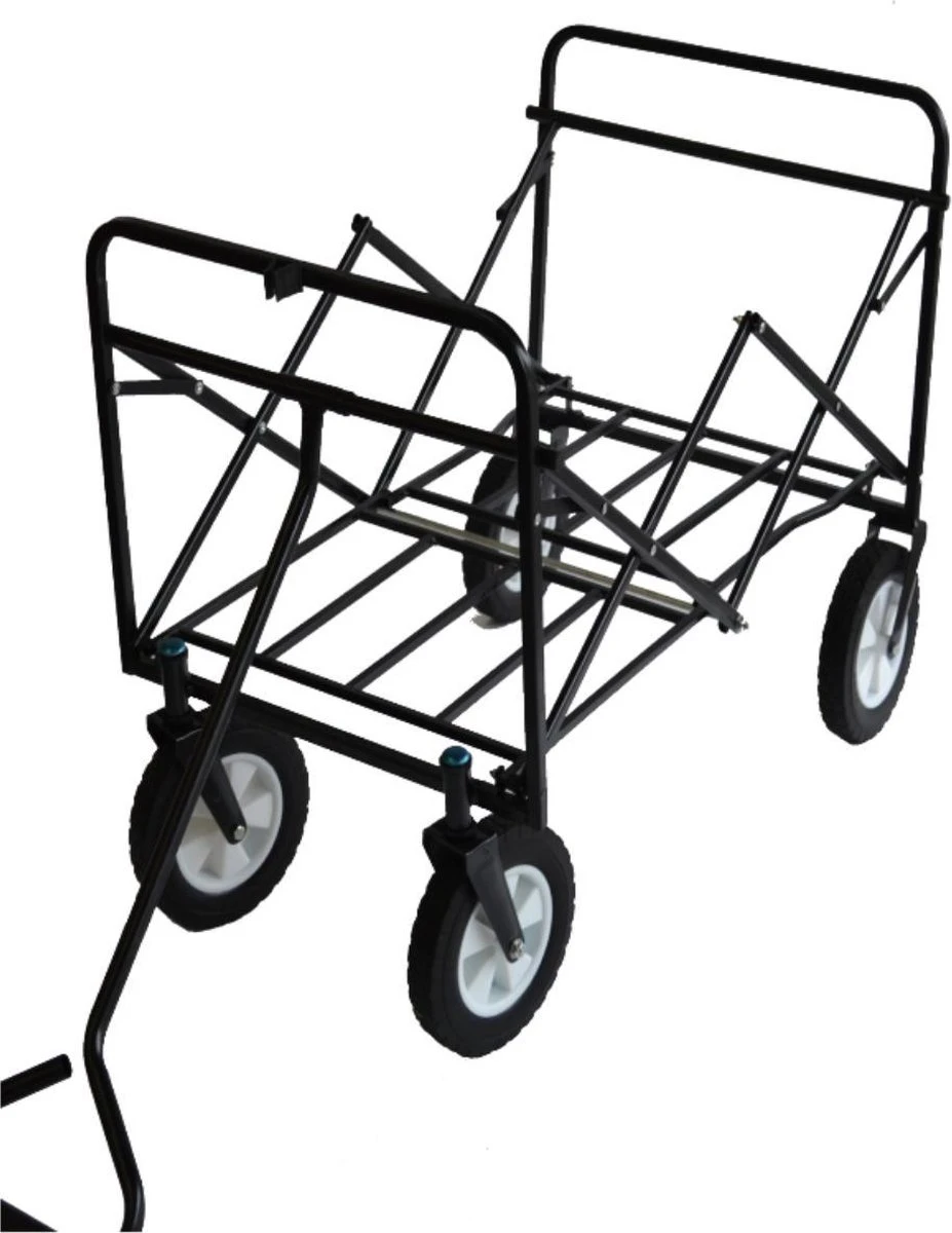 Rijoka Opvouwbare Bolderkar Mét Harde Bodem | Groen 2 Rijoka Opvouwbare Bolderkar Mét Harde Bodem | Groen - Image 2