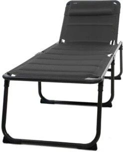 Travellife Barletta Ligbed - Antraciet / Donkergrijs -Kampeer Verkoop 977x1200